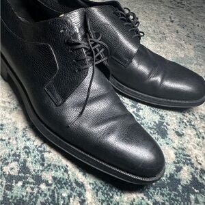 Salvatore Ferragamo Black Leather Loafers